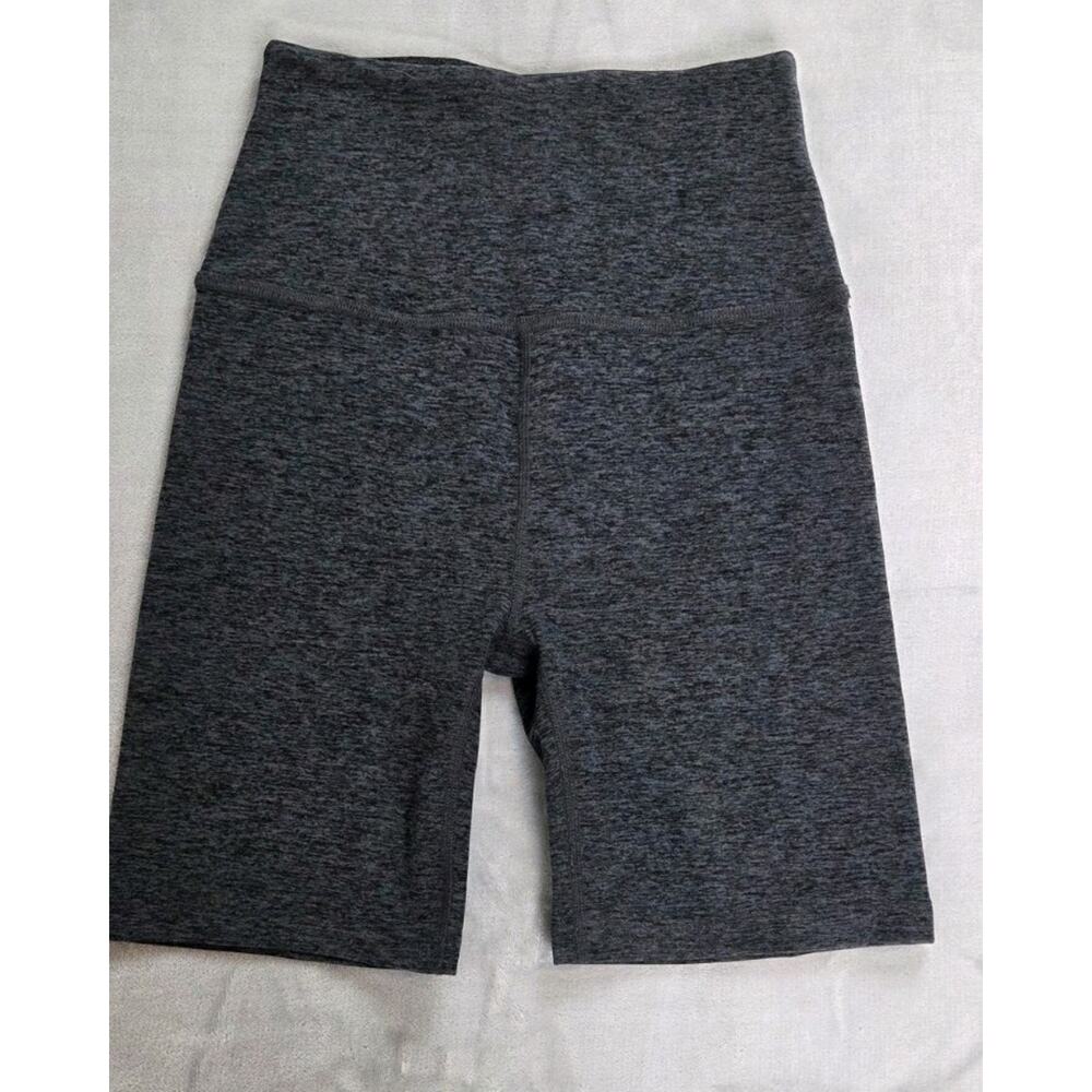 Beyond Yoga Spacedye Keep Pace 7" Biker Short charcoal Gray womens Medium